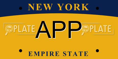 APP New York License Plate