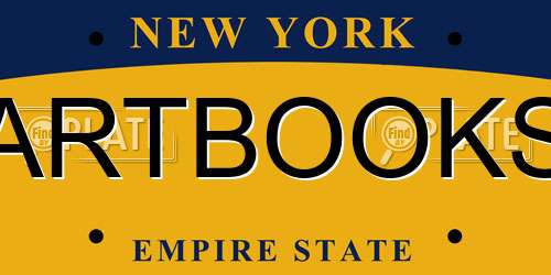 ARTBOOKS New York License Plate