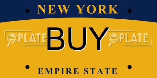 BUY New York License Plate