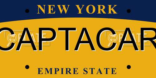 CAPTACAR New York License Plate