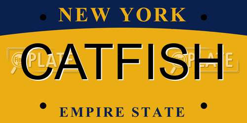 CATFISH New York License Plate