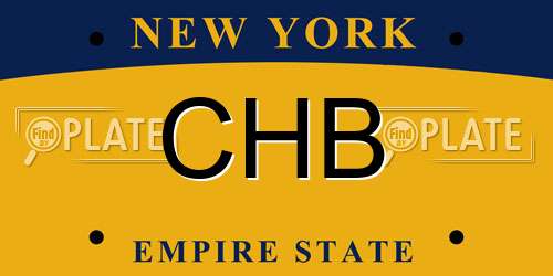 CHB New York License Plate