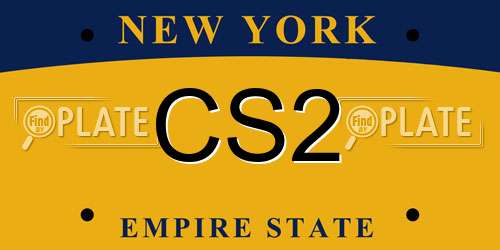 CS2 New York License Plate