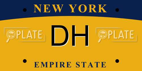 DH New York License Plate