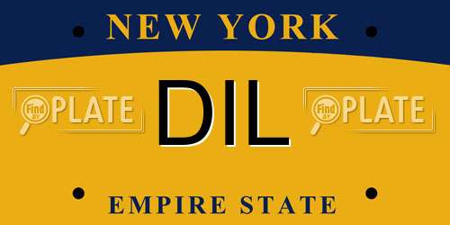 DIL New York License Plate