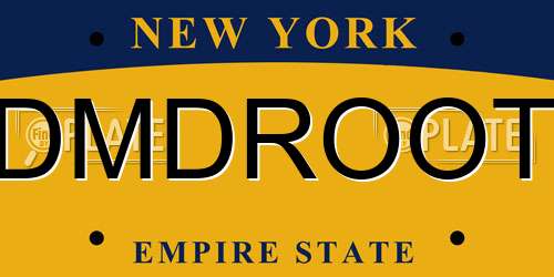 DMDROOT New York License Plate