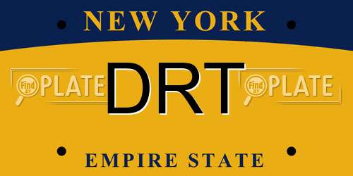 DRT New York License Plate