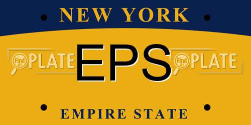 EPS New York License Plate