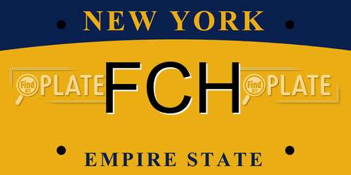 FCH New York License Plate