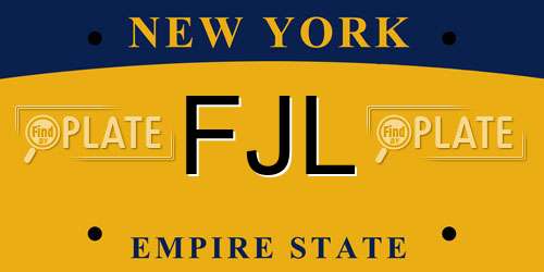 FJL New York License Plate