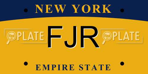 FJR New York License Plate