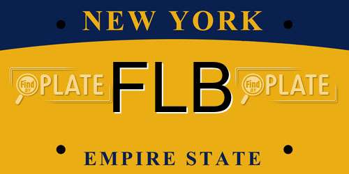 FLB New York License Plate