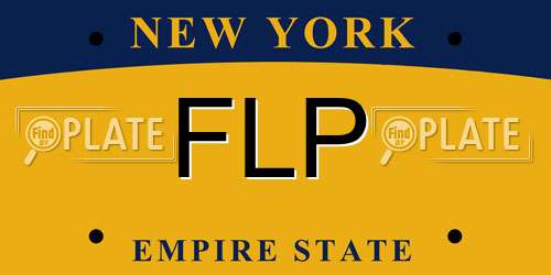FLP New York License Plate