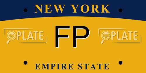 FP New York License Plate