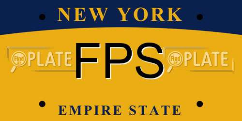 FPS New York License Plate