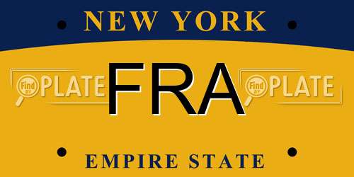 FRA New York License Plate
