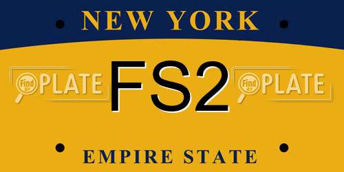 FS2 New York License Plate