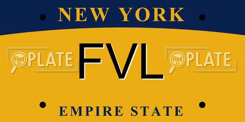 FVL New York License Plate