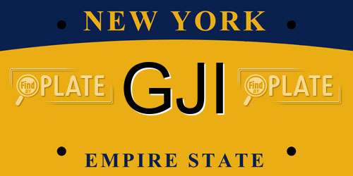 GJI New York License Plate