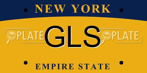 GLS New York License Plate