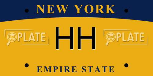 HH New York License Plate