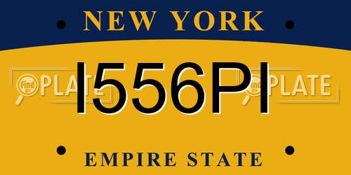 I556PI New York License Plate