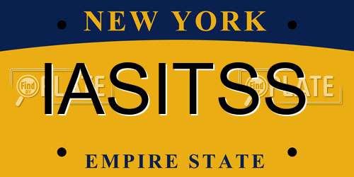 IASITSS New York License Plate