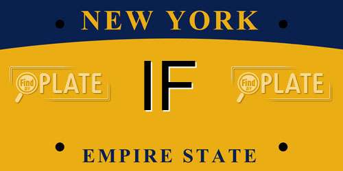 IF New York License Plate