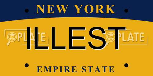 ILLEST New York License Plate