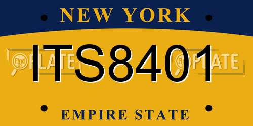 ITS8401 New York License Plate
