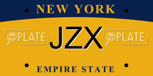 JZX New York License Plate