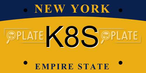 K8S New York License Plate