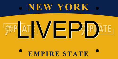 LIVEPD New York License Plate