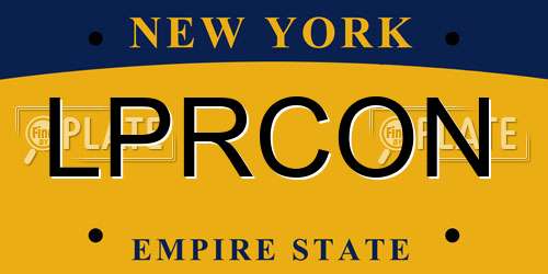 LPRCON New York License Plate