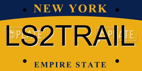LS2TRAIL New York License Plate