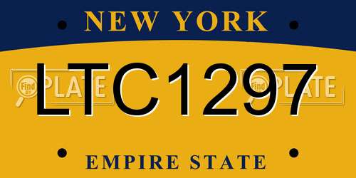 LTC1297 New York License Plate