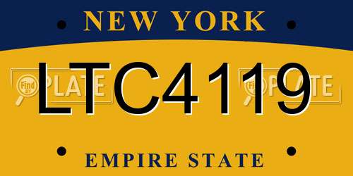 LTC4119 New York License Plate