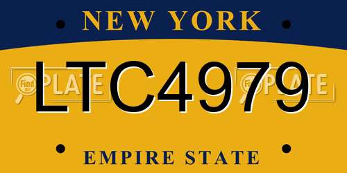 LTC4979 New York License Plate