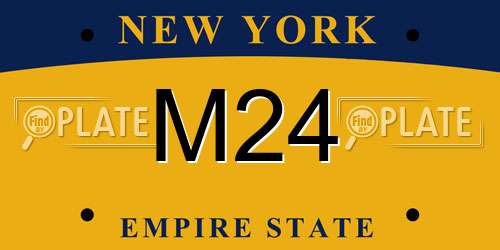 M24 New York License Plate