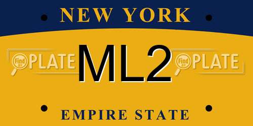 ML2 New York License Plate