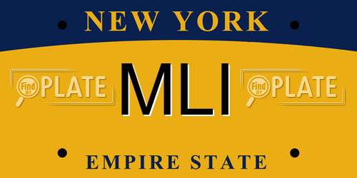 MLI New York License Plate