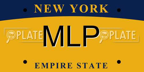 MLP New York License Plate
