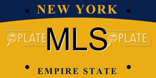 MLS New York License Plate
