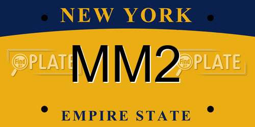 MM2 New York License Plate
