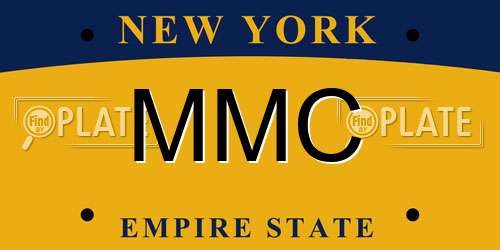 MMC New York License Plate