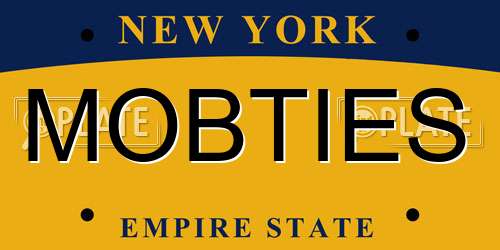 MOBTIES New York License Plate