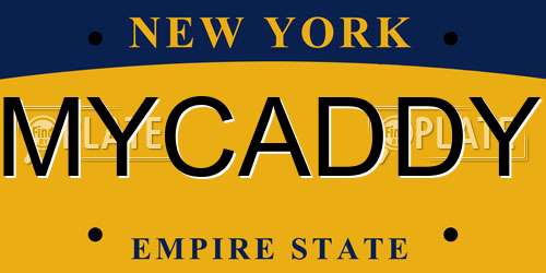MYCADDY New York License Plate