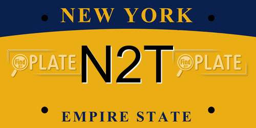 N2T New York License Plate