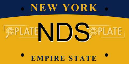 NDS New York License Plate