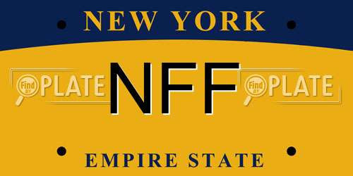 NFF New York License Plate